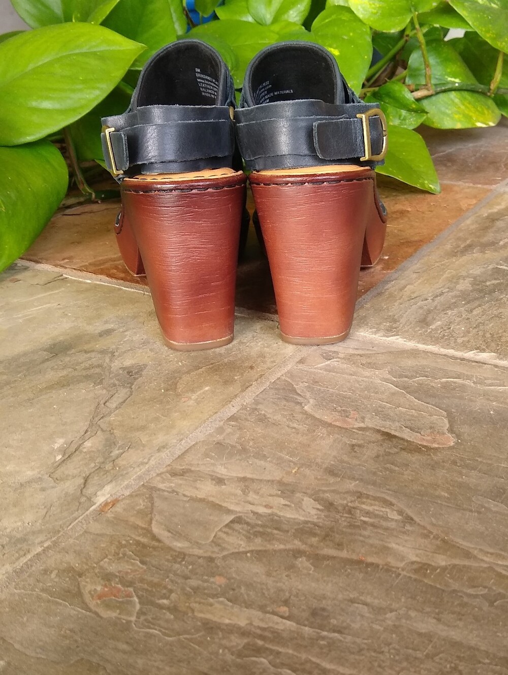Like New BORN Hudson Slingback Clog 9 Black Worn 1x! - Picture 7 of 11